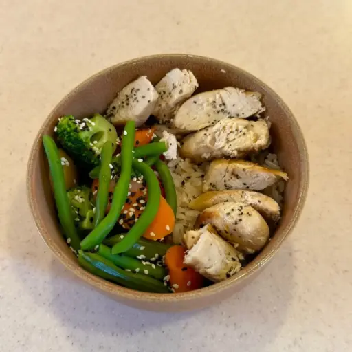 Bowl de pechuga de pollo 